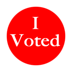 I Voted sticker