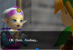 chatting in Zelda