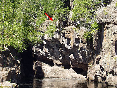 me jumping off a scary cliff